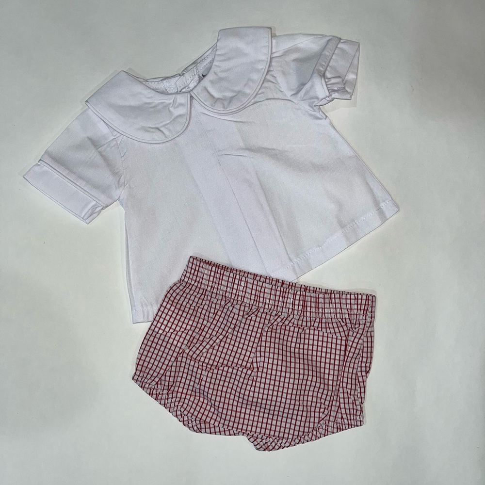 Boys collared bloomer set